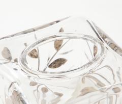 Italian Crystal Waste Basket and Tissue Cover - 2951599