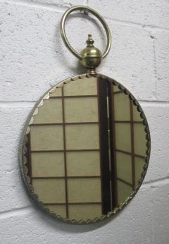 Italian Decorative Brass Mirror - 1156306