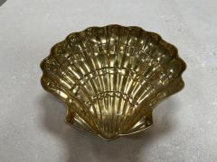 Italian Decorative Brass Shell 1980s - 3221193
