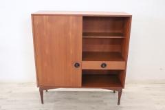 Italian Design Highboard in Teak Veneer 1960s - 3407904