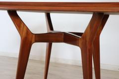 Italian Design Inlay Wood Small Square Dining Table by Ico Parisi 1950s - 2728520