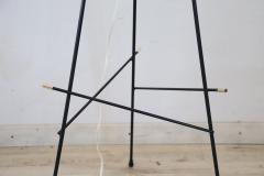 Italian Design Opaline Glass and Brass Stilnovo Style Floor Lamp 1950s - 3282728