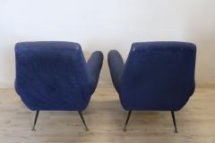 Italian Design Pair of Armchairs by Gigi Radice for Minotti 1950s - 3346325