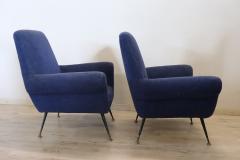 Italian Design Pair of Armchairs by Gigi Radice for Minotti 1950s - 3346331