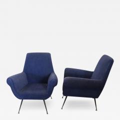 Italian Design Pair of Armchairs by Gigi Radice for Minotti 1950s - 3347820