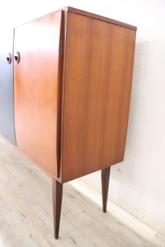 Italian Design Two Colours Long Sideboard in Teak Veneer 1960s - 3407918