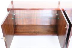 Italian Design Wooden Bookcase with Storage 1960s - 4063501