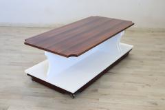Italian Design Wooden Coffee Table 1970s RESTORED - 4292330