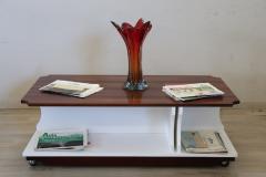 Italian Design Wooden Coffee Table 1970s RESTORED - 4292334