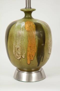 Italian Earthtone Glazed Ceramic Lamps - 842831