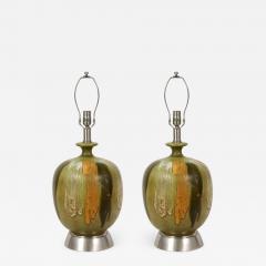 Italian Earthtone Glazed Lamps - 885868
