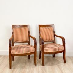 Italian Egyptian Revival Armchairs Circa 1820 A Pair - 2003566