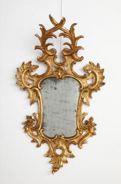 Italian Eighteenth Century Rococo Carved and Gilded Wood Mirror - 3756994