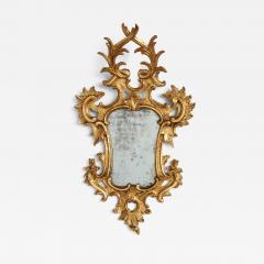 Italian Eighteenth Century Rococo Carved and Gilded Wood Mirror - 3758628