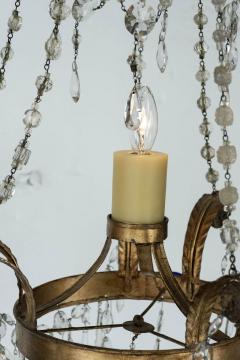 Italian Empire Crystal Single Light Chandelier - 2763079