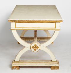 Italian Empire Painted and Parcel Gilt Bureau Plat - 4380476
