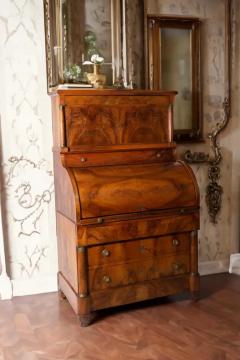 Italian Empire trumeau in briarwood and brass with secrets - 3703990