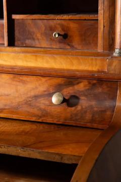 Italian Empire trumeau in briarwood and brass with secrets - 3704035