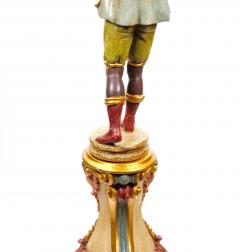 Italian Figural Standing Candelabra Floor Lamp Early 20th Century - 4821984