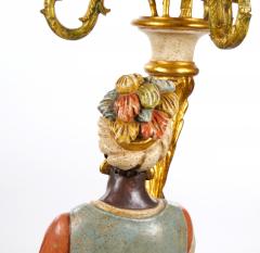 Italian Figural Standing Candelabra Floor Lamp Early 20th Century - 4823310