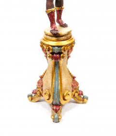 Italian Figural Standing Candelabra Floor Lamp Early 20th Century - 4823314