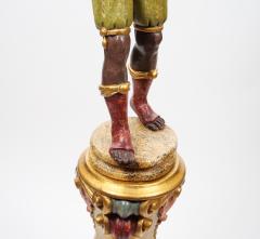 Italian Figural Standing Candelabra Floor Lamp Early 20th Century - 4823317