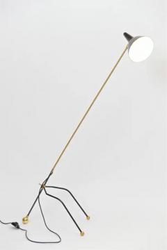 Italian Floor Lamp Adjustable Height with Articulated Shade - 3288206