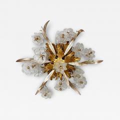 Italian Florentine Banci Firenze Murano Glass Flush Light - 4176934