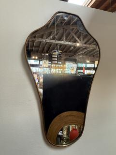 Italian Freeform Brass Wall Mirror - 4756806