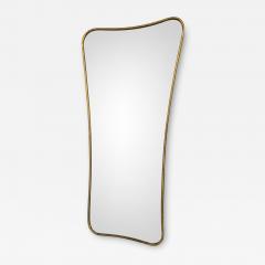 Italian Freeform Brass Wall Mirror - 4758003