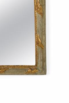 Italian Genoese Rococo Carved and Painted Trumeau Mirror - 4171140