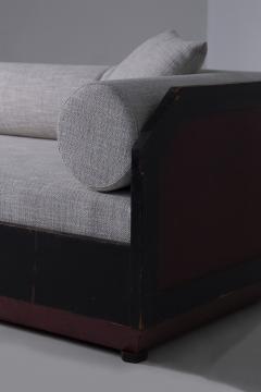 Italian Geometric Sofa with Cotton Fabric - 3668958