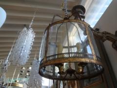 Italian Gilt Iron and Glass Lantern - 4193874