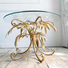 Italian Gilt Leaf Coffee Table 1950 s - 3037422