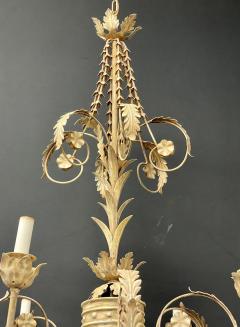 Italian Gilt Metal Chandelier having Six Lights - 2954005