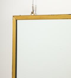 Italian Gilt Metal Ribbed Mirror circa 1970 - 4427050