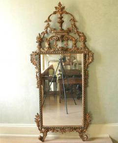 Italian Gilt Wood Carved Mirror - 782514