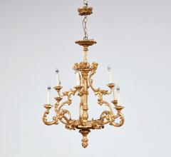 Italian Giltwood Chandelier - 3935434