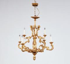 Italian Giltwood Chandelier - 3935436