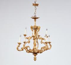 Italian Giltwood Chandelier - 3935438