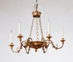 Italian Giltwood Chandelier - 4559424