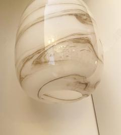 Italian Glass Pendant With Brass Fittings - 2384692