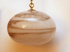 Italian Glass Pendant With Brass Fittings - 2960061