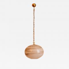 Italian Glass Pendant With Brass Fittings - 2963328
