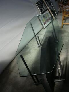 Italian Glass Top Console - 510625