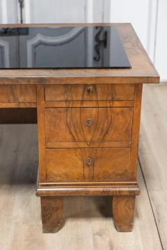 Italian Glass Top Desk 20th Century - 3780468