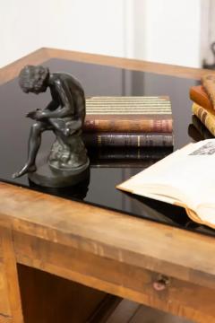 Italian Glass Top Desk 20th Century - 3780498