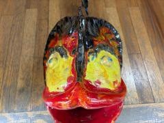 Italian Glazed Terracotta Fish Sculpture - 4487583