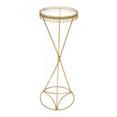 Italian Gold Metal Pedestal - 4709530
