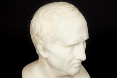 Italian Grand Tour Antique Marble Bust of Marcus Cicero 19th Century - 4618537